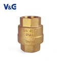 Back Pressure Brass Check Valve with Brass Core